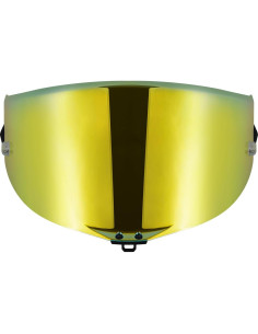 Visera de Casco JQF Gear Pista GPRR Dorado Cromado 2