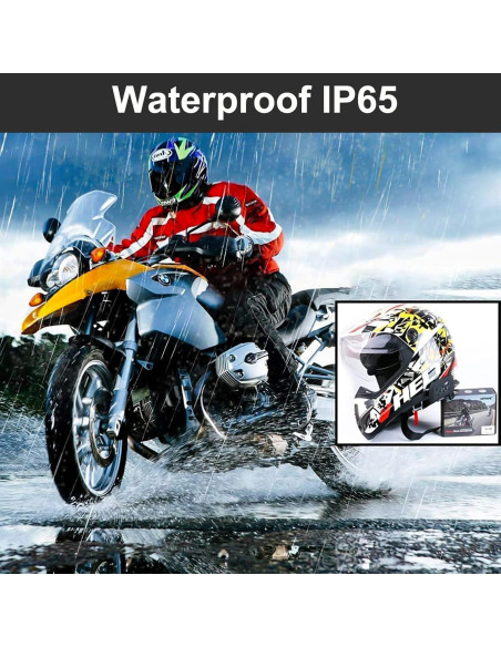 Auricular Bluetooth EJEAS V6 para Motocicleta 2 Unidades