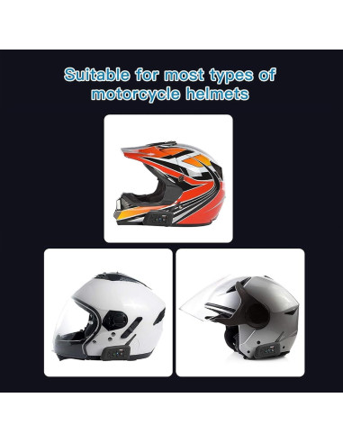 Auricular Bluetooth EJEAS V6 para Motocicleta 2 Unidades