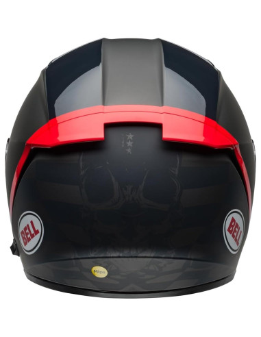 Casco Bell Lithium MIPS HartLuck Mate 2X Grande Negro Rojo