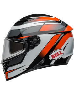 Casco Bell Lithium MIPS Brillo Negro/Naranja Mediano 2