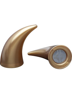 Cuernos de Diablo Helmet Flair para Casco | Magnéticos | Oro 2