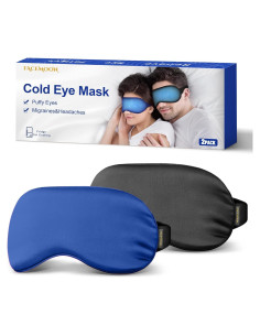 2PCS Máscara Fría para Ojos FACEMOON - Alivio de Ojeras y Migrañas