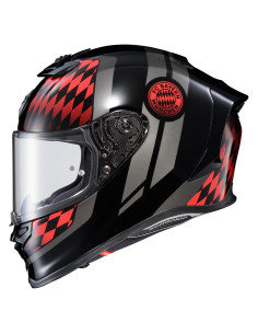 Casco Integral ScorpionEXO R1 Air Negro/Grey/Rojo X-Large
