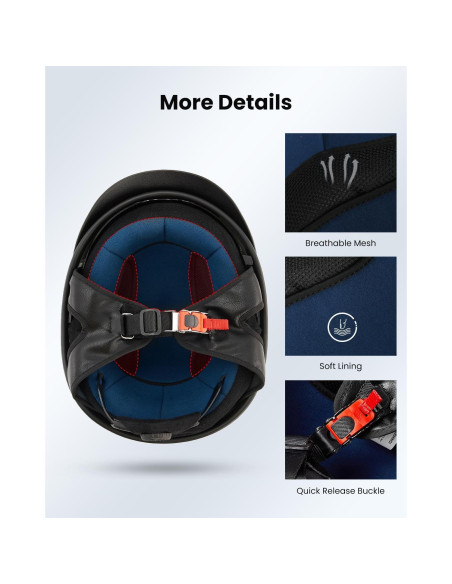 Casco Abierto ILM 206V XXL Bandera Patriótica con Visera