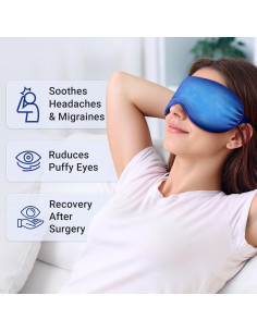 2PCS Máscara Fría para Ojos FACEMOON - Alivio de Ojeras y Migrañas 2