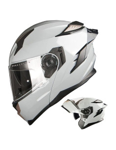 Casco Modular 1Storm HJA119 DOT Adulto Gris Cemento