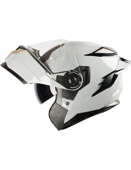 Casco Modular 1Storm HJA119 DOT Adulto Gris Cemento