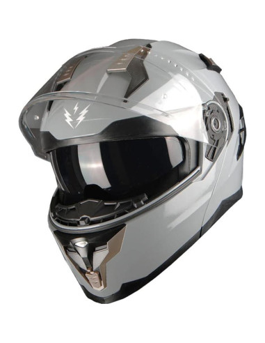 Casco Modular 1Storm HJA119 DOT Adulto Gris Cemento