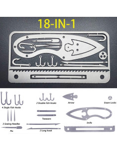 Multiherramienta de Supervivencia 18 en 1 Sirius Survival 2