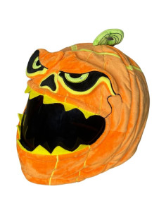 Cubierta de Casco de Moto Carbon Moto Gear Calabaza Malvada