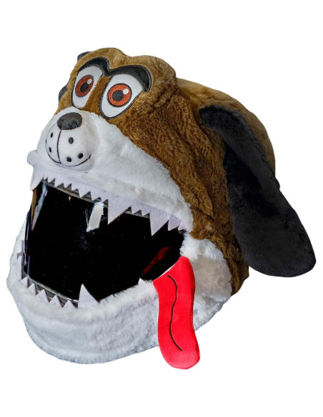 Cubierta de Casco de Moto Carbon Moto Gear Perro