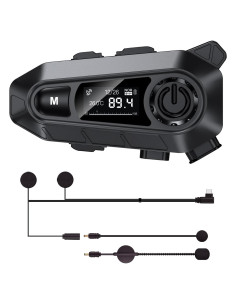 Auricular Bluetooth A1 TOUCH TWO para Casco Motocicleta IPX6