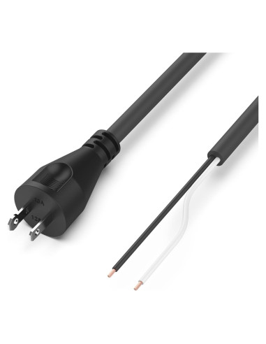 Cable de Poder 2 Hilos 18 AWG ANTOBLE 2.44m Compatible DeWalt