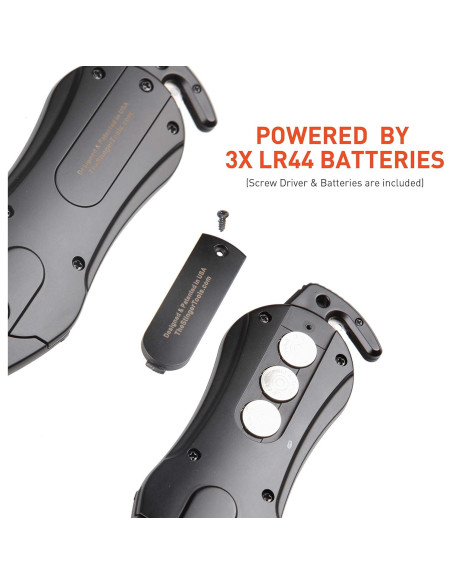 Alarma Personal Stinger Llavero 140dB con Cortador y Rompedor