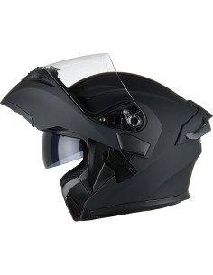 Casco Modular Oubaiya 991 Doble Visor Negro Mate L 2