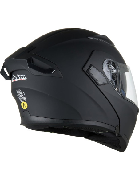 Casco Modular Oubaiya 991 Doble Visor Negro Mate L