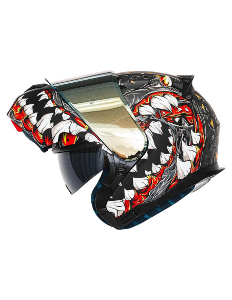 Casco Modular HAX Amatista Flip-Up Ligero Mutante Gris L Casco Modular HAX Amatista Flip-Up Ligero Mutante Gris L