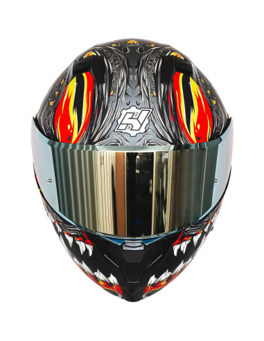 Casco Modular HAX Amatista Flip-Up Ligero Mutante Gris L