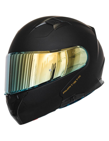 Casco HAX Modular Flip-Up Negro Mate 2.10 kg Aprobado DOT