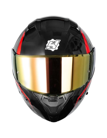 Casco HAX Modular Flip-Up Rojo Viento - Ligero y Seguro Casco HAX Modular Flip-Up Rojo Viento - Ligero y Seguro