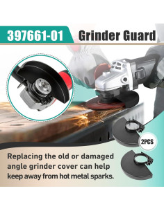 Protector de Amoladora Dewalt 397661-01 5" y 4.5" Ajustable 2