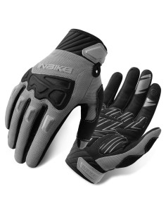 Guantes de Ciclismo INBIKE Medianos Grises con Protección