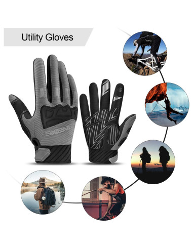 Guantes de Ciclismo INBIKE para Hombre Transpirables y con Protección