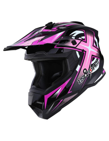 Casco de Motocross 1Storm HF801 Rosa L 57-58 cm