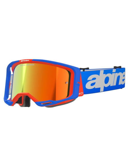 Gafas Alpinestars Vision 8 MX ATV MTB Azul/Naranja Lente Roja Gafas Alpinestars Vision 8 MX ATV MTB Azul/Naranja Lente Roja