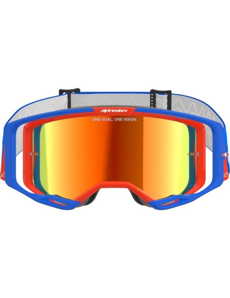 Gafas Alpinestars Vision 8 MX ATV MTB Azul/Naranja Lente Roja Gafas Alpinestars Vision 8 MX ATV MTB Azul/Naranja Lente Roja
