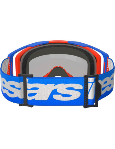 Gafas Alpinestars Vision 8 MX ATV MTB Azul/Naranja Lente Roja