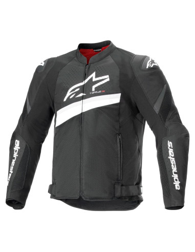 Chaqueta de Moto Alpinestars T-GP Plus R V4 Airflow - Negro/Blanco