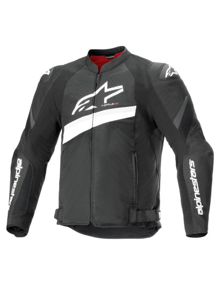 Chaqueta de Moto Alpinestars T-GP Plus R V4 Airflow - Negro/Blanco