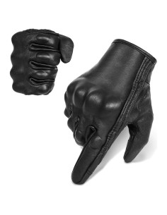 Guantes de Motocicleta Superbike G01 Piel Cabra Táctiles S