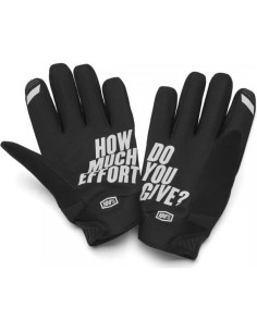 Guantes de Ciclismo 100% BRISKER para Climas Fríos - Negro 2