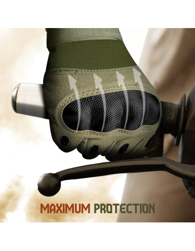 Guantes de Motocicleta DXM SPORTS DS47GLOVAD Verde Táctiles