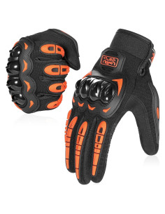Guantes de Motocicleta COFIT Medianos Transpirables Naranja