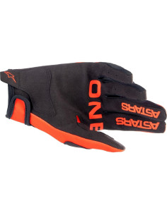 Guantes Radar Alpinestars Naranja Caliente/Negro Talla S 2