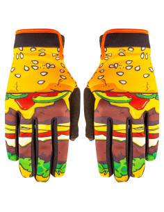 Guantes de Motocross Saints of Speed Extra Pequeños Cheeseburger