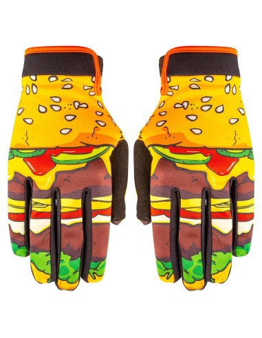 Guantes de Motocross Saints of Speed Extra Pequeños Cheeseburger