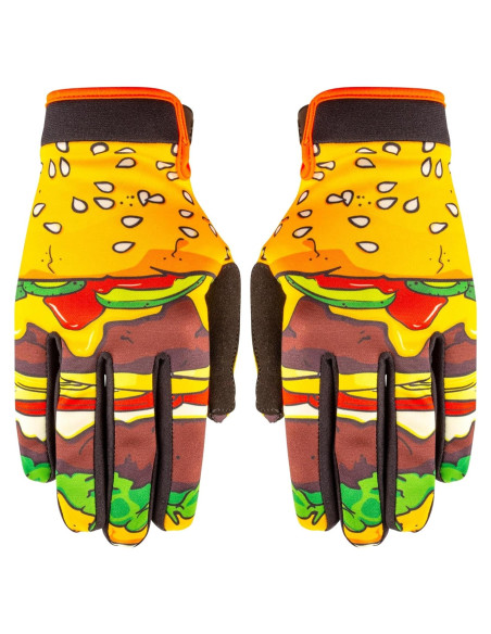 Guantes de Motocross Saints of Speed Extra Pequeños Cheeseburger