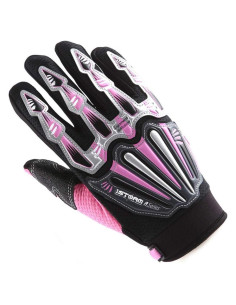 Guantes de Ciclismo WOW MXA008 Rosa con Protección Dura