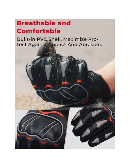 Guantes Tácticos KEMIMOTO Medianos para Motocicleta