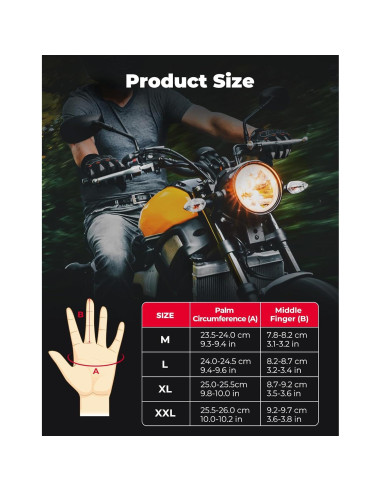 Guantes Tácticos KEMIMOTO Medianos para Motocicleta