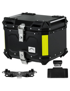 Maletero de Motocicleta GURBLOFY 45L Aluminio Impermeable