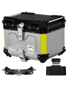 Maletero de Motocicleta GURBLOFY 45L Aluminio Impermeable