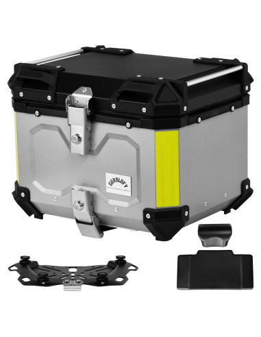 Maletero de Motocicleta GURBLOFY 45L Aluminio Impermeable
