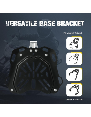 Maletero de Motocicleta GURBLOFY 45L Aluminio Impermeable