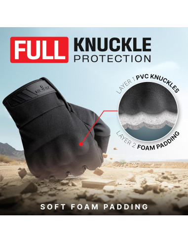Guantes Tácticos NoCry X-Large Impermeables para Airsoft